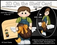 3D On the Shelf Card Kit - Easter Toddler Francis has a Lovely big chocolate Easter Egg