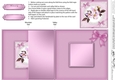 Clematis and Lace No-Hole Fold Back Card
