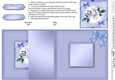 Clematis and Lace No-Hole Fold Back Card