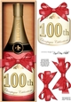 Large DL 100th Birthday Champers in a Box Quick Card & 3D Decoupage