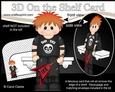 3D On the Shelf Card Kit - Punk Rocker Kaimen