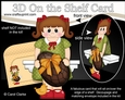 3D On the Shelf Card Kit - Easter Girl Arlette has a Lovely big chocolate Easter Egg