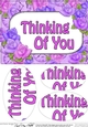 A5 THINKING OF YOU Time for Roses Oval Pyramage Topper
