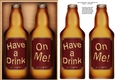 A5 HAVE A DRINK ON ME Beer Gift Set 3D decoupage