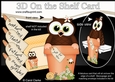 3D On the Shelf Card Kit - Flower Pot Friends Little Hoot Owl