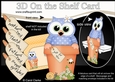 3D On the Shelf Card Kit - Flower Pot Friends Little Hoot Owl