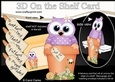 3D On the Shelf Card Kit - Flower Pot Friends Little Hoot Owl