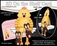 3D On the Shelf Card Kit - Little Easter Chick Mallow has Chocolate Bunnies