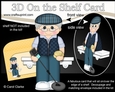 3D On the Shelf Card Kit - Little Old Man Treasure Hunter Metal Detectorist Wally