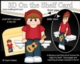 3D On the Shelf Card Kit - Little Ukulele player Alesha