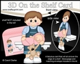 3D On the Shelf Card Kit - Little Toddler Bennie is a New Big Brother