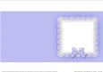 Square Pearls and Lace Card Front or Insert