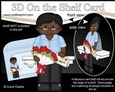 3D On the Shelf Card Kit - Ethnic Man Dequain has a Letter & Roses for Mum
