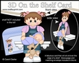 3D On the Shelf Card Kit - Little Toddler Arnita is a New Big Sister