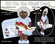 3D On the Shelf Card Kit - Ethnic Lady Marjani has a Letter & Roses for Mum