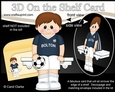 3D On the Shelf Card Kit - Little Footballer Elroy plays for Bolton