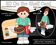 3D On the Shelf Card Kit - Cute Little Boy Elijah has a Donut & Cola