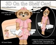 3D On the Shelf Card Kit - Cute Little Baby Meerkat Natalya