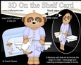 3D On the Shelf Card Kit - Cute Little Baby Meerkat Dmitry
