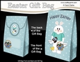 3D Easter Gift Bag Mini Kit - Easter Dipsy Bunny has Lots of Chocolate Easter Eggs