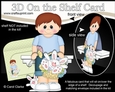 3D On the Shelf Card Kit - Easter Boy Clayton has a Cute Bunny in a Basket
