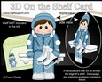 3D On the Shelf Card Kit - Winter Sports Little Ice Skater Lincoln