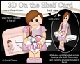 3D On the Shelf Card Kit - Little Teen Dena has a Heart for Mum
