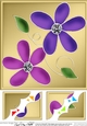 8 x 8 Daisy Daisy Scalloped corner Topper