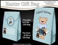 3D Easter Gift Bag Mini Kit - Easter Livvy Bear has Chocolate Bunnies