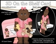 3D On the Shelf Card Kit - Little Ethnic New Baby Girl Ronna