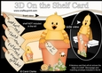 3D On the Shelf Card Kit - Flower Pot Friends Little Chick Quackers