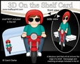3D On the Shelf Card Kit - Young Man Sal his Motorbike