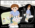 3D On the Shelf Card Kit - Easter Teen Darryl has a Cute Bunny in a Basket