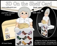 3D On the Shelf Card Kit - Happy Heels Shoe shop Assistant Betsie