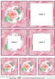Pretty Floral Rose and Lace Tunnel Topper