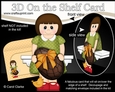 3D On the Shelf Card Kit - Easter Lady Althea has a Lovely big chocolate Easter Egg