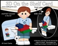 3D On the Shelf Card Kit - Cute Little Boy Galen has Building Blocks