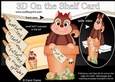 3D On the Shelf Card Kit - Flower Pot Friends Little Squirrel Peanut