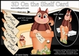 3D On the Shelf Card Kit - Flower Pot Friends Little Squirrel Scamp