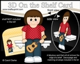 3D On the Shelf Card Kit - Little Ukulele player Rosalin