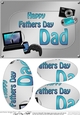 A5 HAPPY FATHERS DAY DAD Gadgets n Gizmos Oval Pyramage Topper