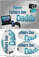 A5 HAPPY FATHERS DAY DADDY Gadgets n Gizmos Oval Pyramage Topper