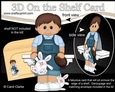 3D On the Shelf Card Kit - Ethnic Easter Toddler Divit has a Cute Bunny & a Chocolate Easter Egg