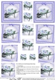 Flower Filled Wheelbarrow Twisted Pyramage sheet