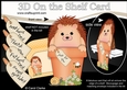 3D On the Shelf Card Kit - Flower Pot Friends Little Hedgehog Spike