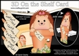 3D On the Shelf Card Kit - Flower Pot Friends Little Hedgehog Tink