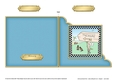 Pirate Treasure Island Desert Island Cut and Fold Corner Card  