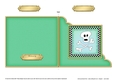 Pirate Jolly Roger Cut and Fold Corner Card  