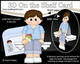 3D On the Shelf Card Kit - Little Teen Dalton enjoys an ice cream