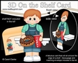 3D On the Shelf Card Kit - Cute Little Toddler Elliott has a Donut & Cola